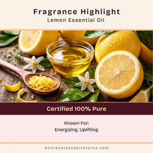 Lemon Essential Oil - close-up - Secondary Image