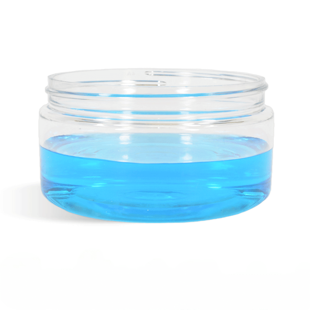 8 oz Clear Heavy Wall Plastic Jar - 89/400 - Wholesale Supplies