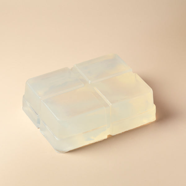 Premium Crystal Clear Melt & Pour Soap Base - 5 lb Tray - close-up