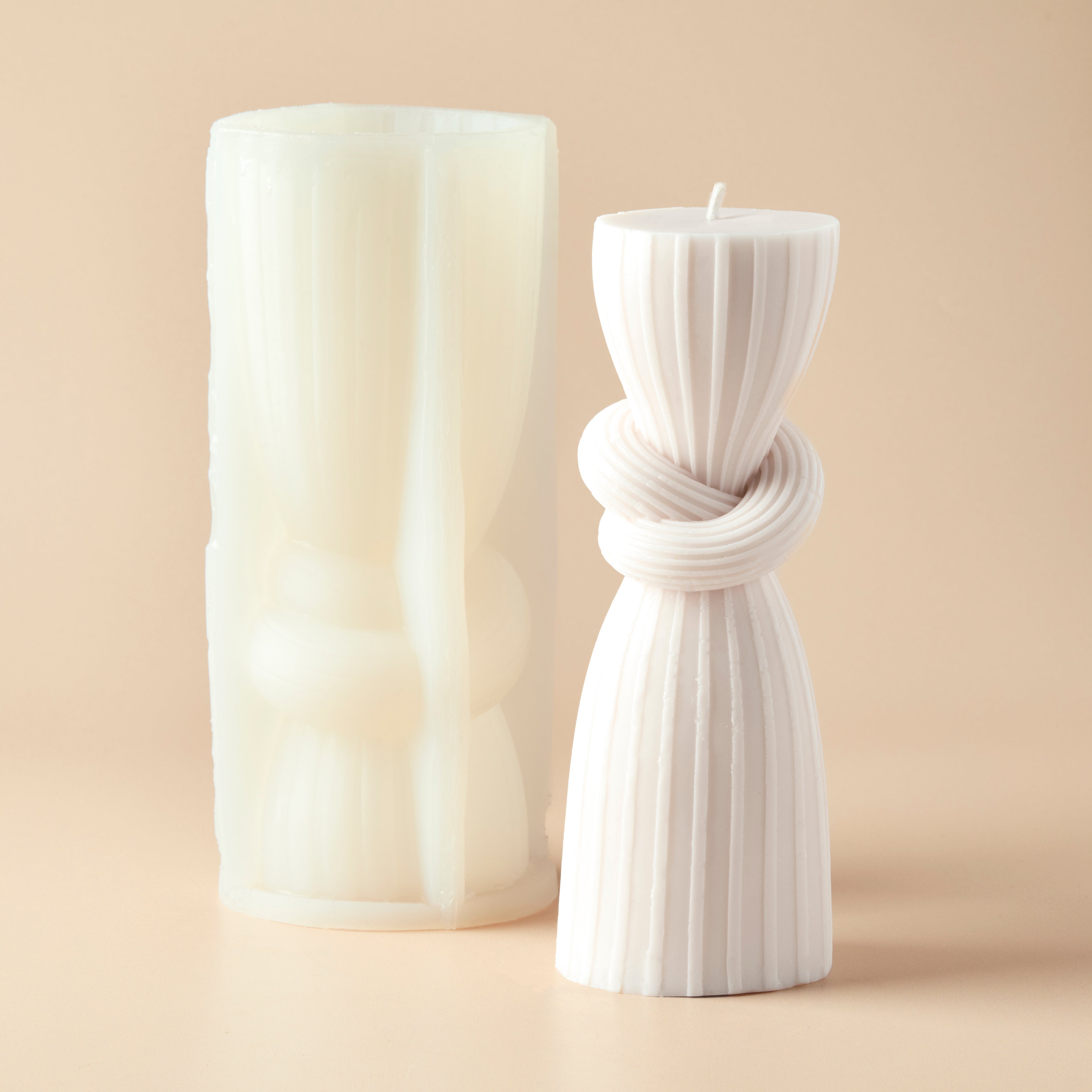 Sculptural Knot Pillar Mold (Large) - Molds - for Soap & Candle