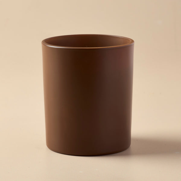 10 oz Mocha Glass Tumbler Jar - Zoom Media 3
