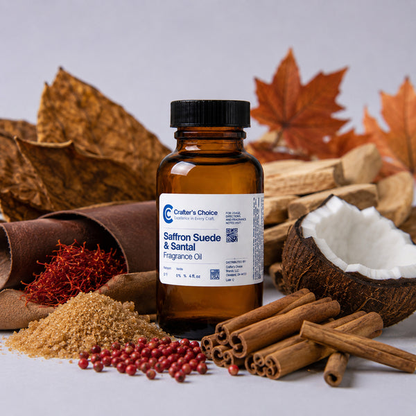 Saffron Suede & Santal Fragrance Oil 1152 - Zoom Media 3