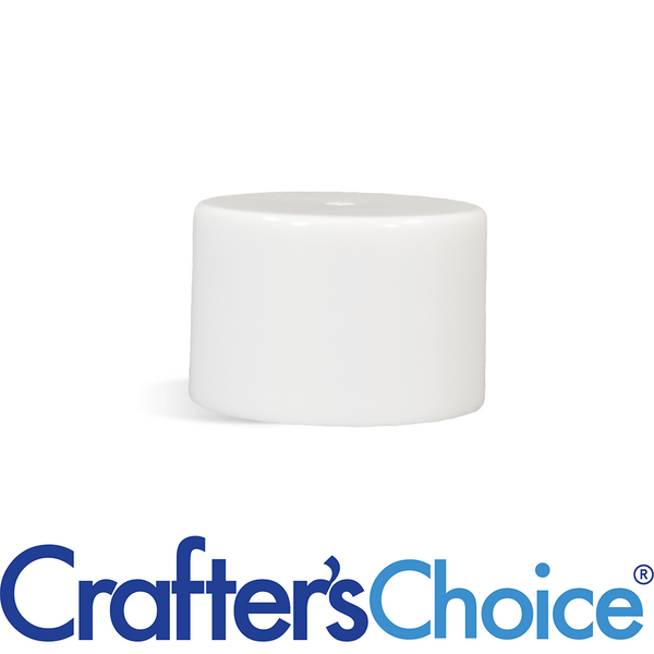 24/410 White Smooth Basic Top Cap - F217 Liner