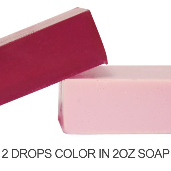 Stained Glass Strawberry Red Liquid Color