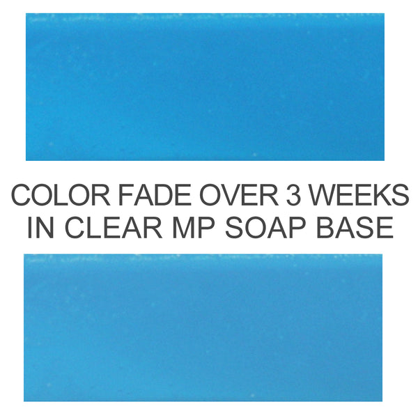 Stained Glass Ocean Blue Liquid Color