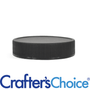 38/400 Black Ribbed Basic Top Cap - F217 Liner