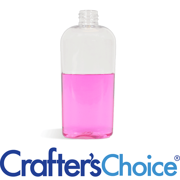 4 oz Clear Cosmo Oval Plastic Bottle - 20/410