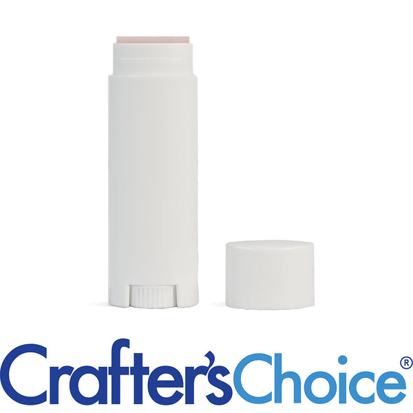 0.15 oz White Lip Tube & Cap - Oval