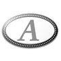 Oval Monogram Mold - Letter A