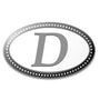 Oval Monogram Mold - Letter D
