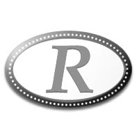 Oval Monogram Mold - Letter R (Special Order) - Zoom Media 1
