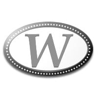 Oval Monogram Mold - Letter W - Zoom Media 1