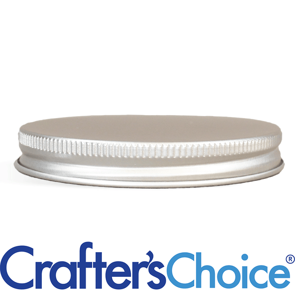 58/400 Silver Metal Basic Top Cap - Foam Liner