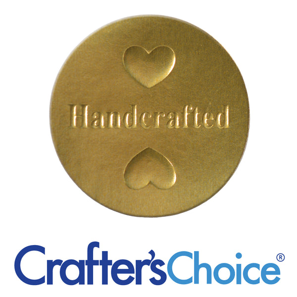 Handcrafted Seal/Label - Gold Embossed