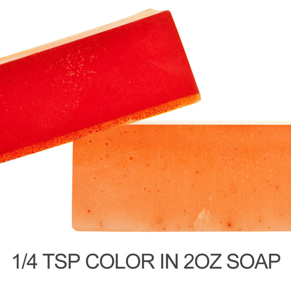 Bath Bomb Orange Powder Color