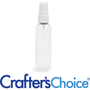 8 oz Clear Bullet Bottle with White Ribbed Sprayer - Zoom Thumbnail Media 1