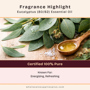 Eucalyptus 80/82 Pure Essential Oil - close-up - Secondary Image
