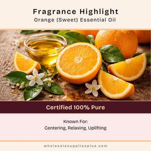 Orange (Sweet) Essential Oil - 100% Pure 134 - close-up - Secondary Image