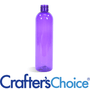 8 oz Purple Bullet Plastic Bottle - 24/410