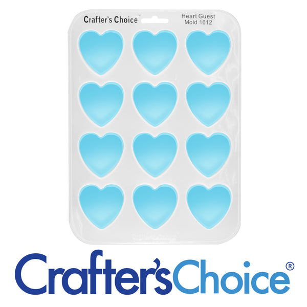 Heart Guest Silicone Mold 1612 - Zoom Media 1
