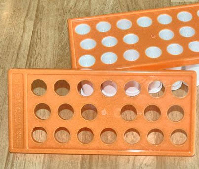 Filling Tray: 0.50 oz Round Twist Tubes