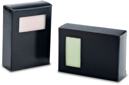 Lg Soap Box: Black Rectangle