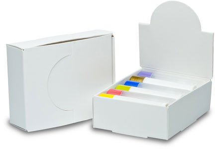 Lip Tube Display Box: White - Zoom Media 1