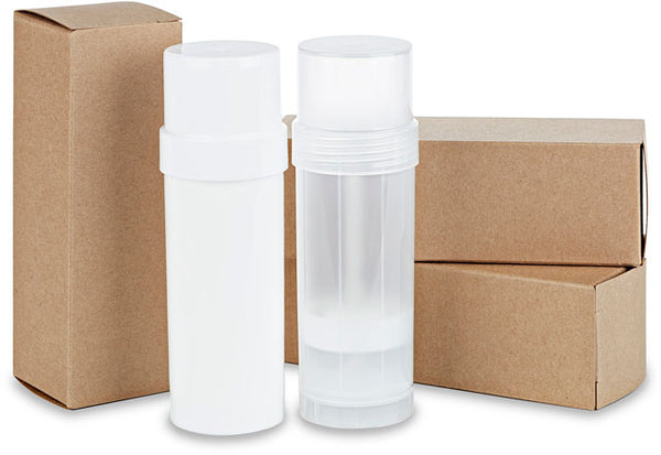 Kraft 2 oz Round Twist-up Box: Plain - Zoom Media 1