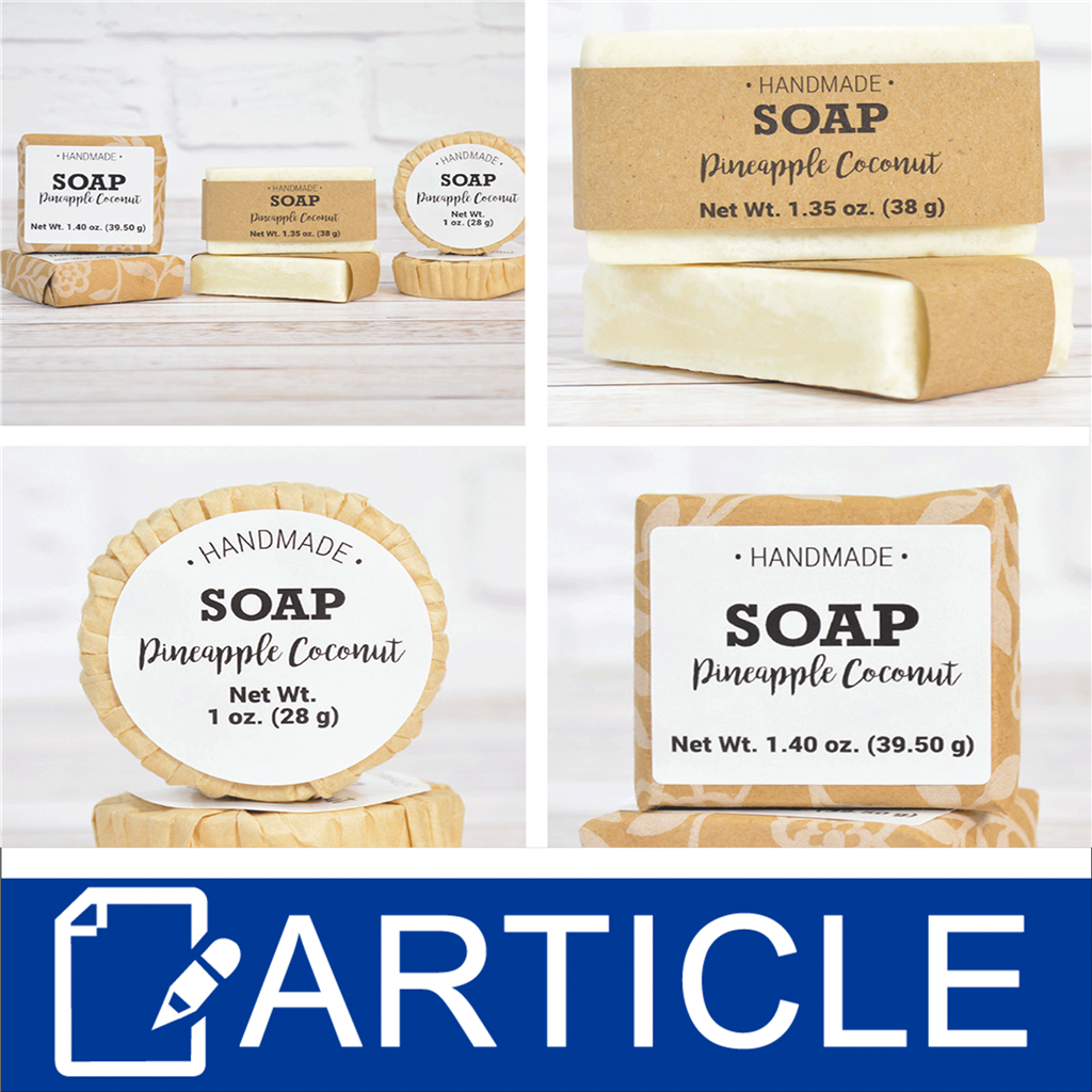 How to Wrap Soap 3 Different Ways + Sample Bar Packaging & Labels