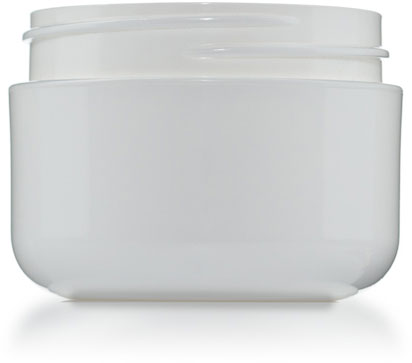 1 oz White Jar: Round Base