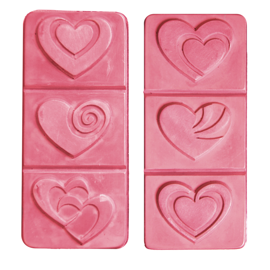 Break-A-Way Hearts Soap Molds (MW 201)