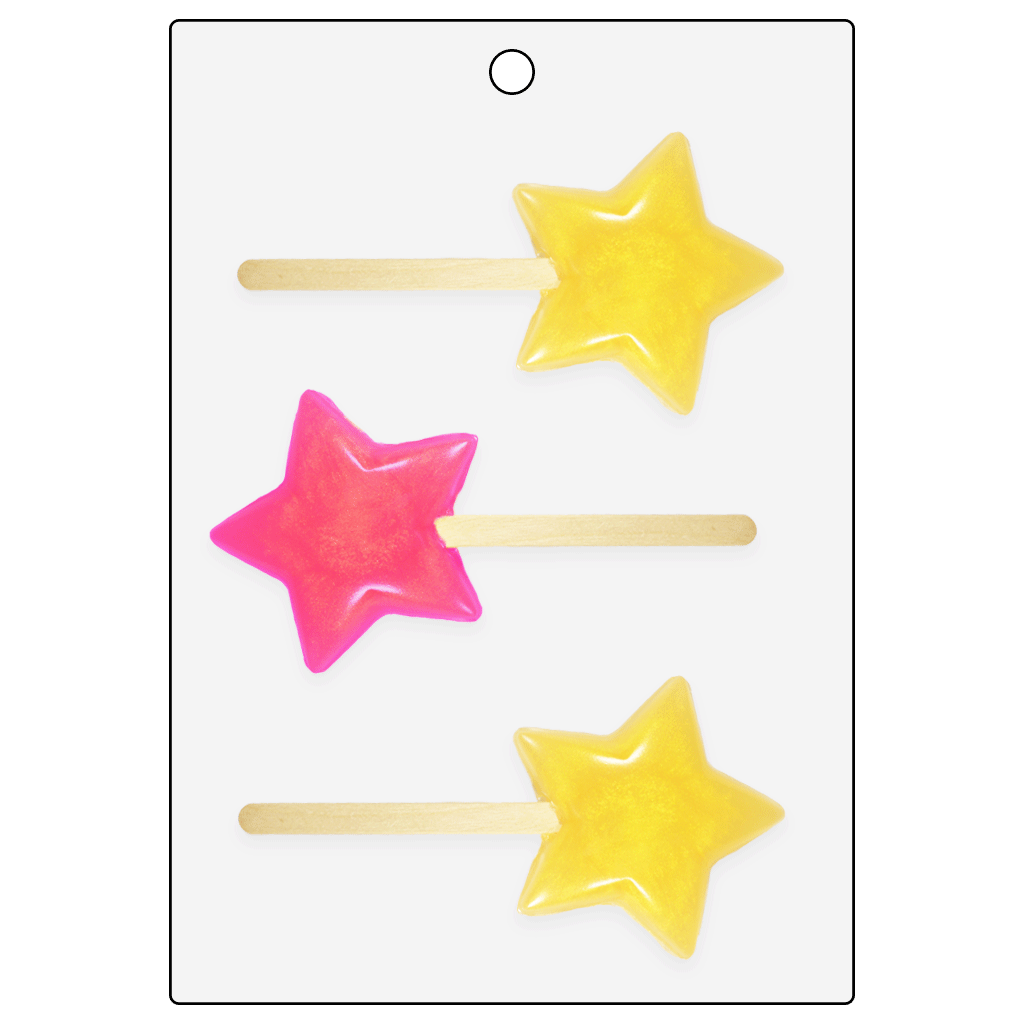 Life Of The Party™ Star Bubble Stick Mold (LOP 61)