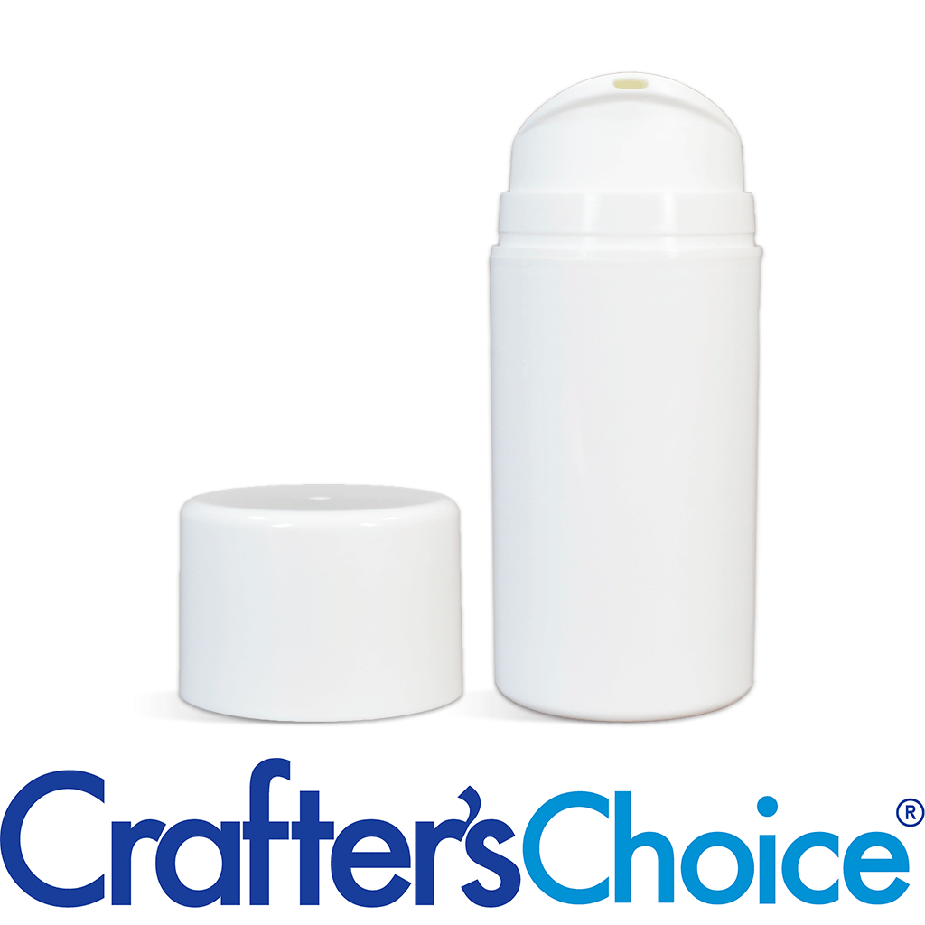 Crafter's Choice™ 05 oz White Airless Bottle w/ White Pump Set