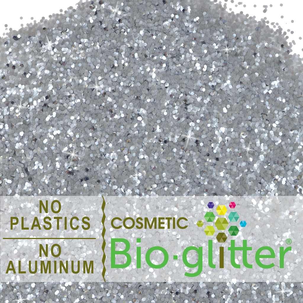 Bio-Glitter (Aluminum Free) - .040 Hex, Silver