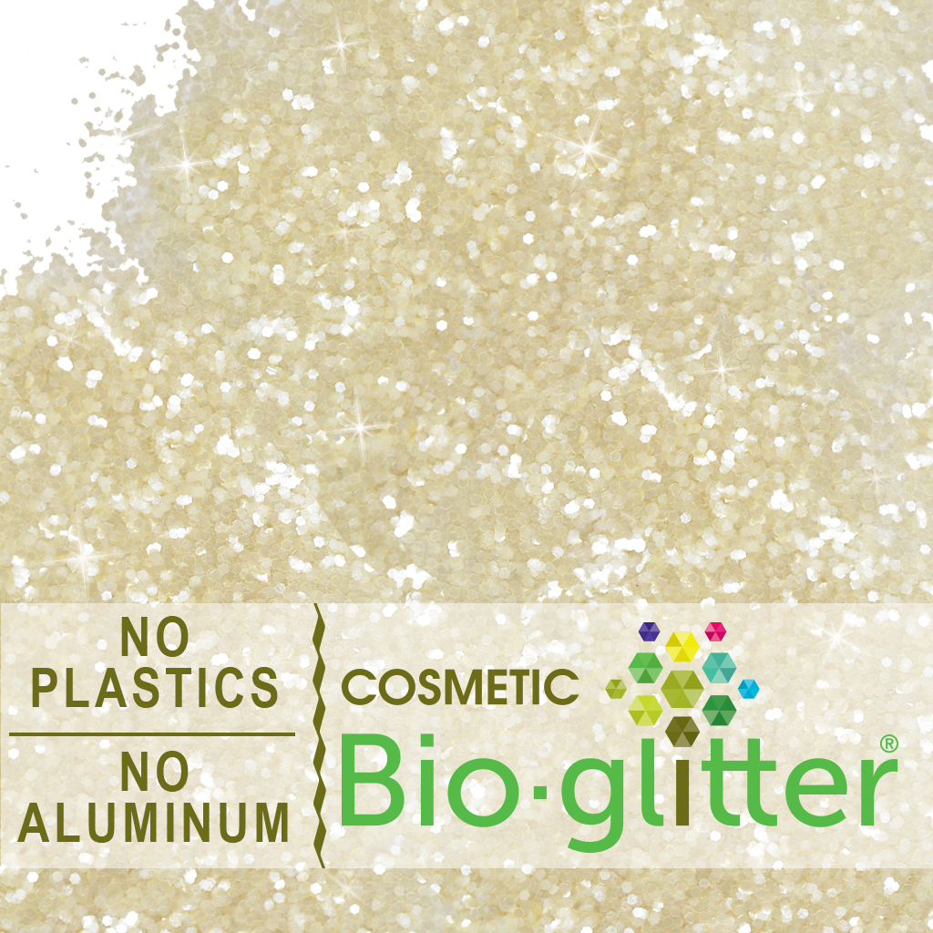 Bio-Glitter (Aluminum Free) - .040 Hex, Ivory