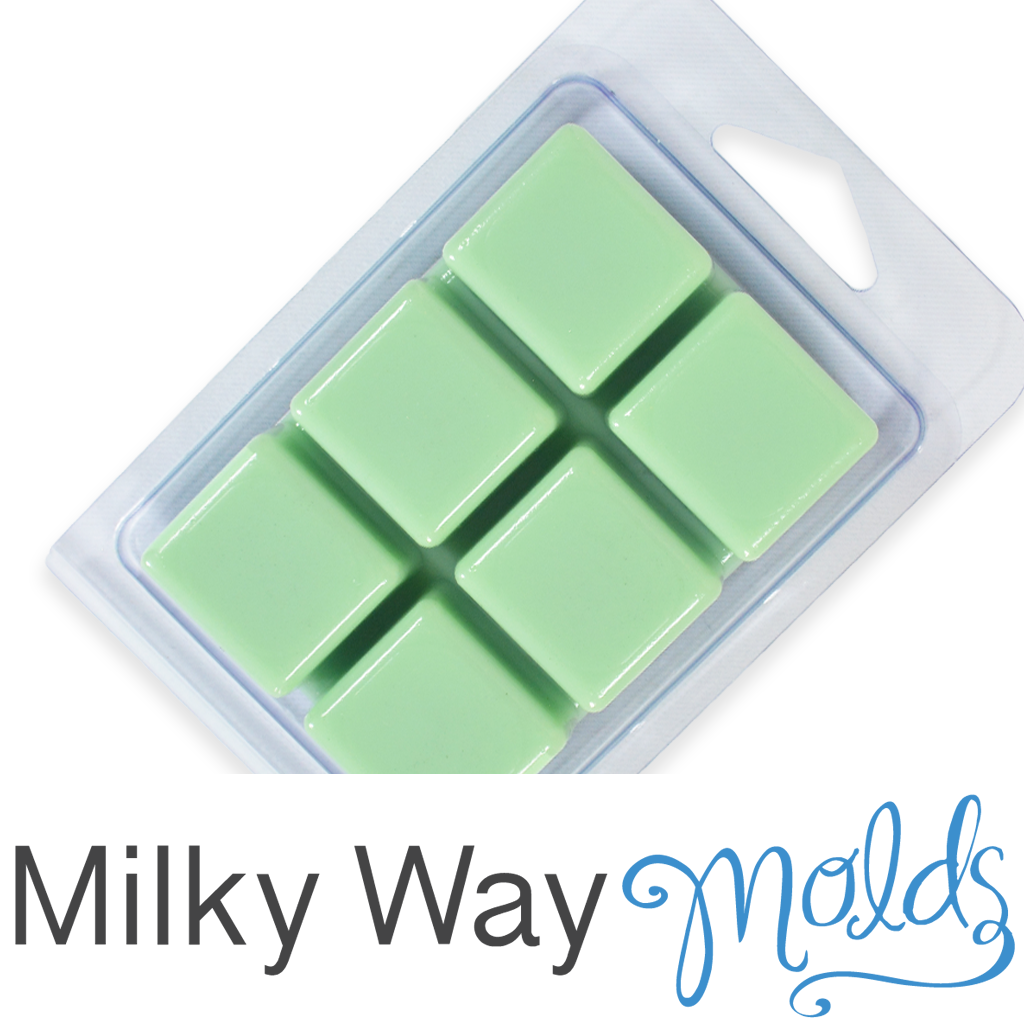 Milky Way™ Square Cubes (Small) Clamshell with Hinged Lid