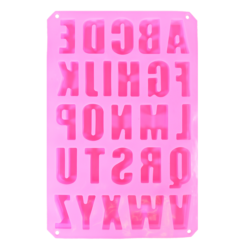  HYCSC Silicone Letter Molds - Letter Molds for