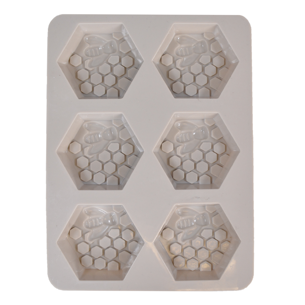 Honeycomb With Bee Silicone Mold - Crafter's Choice