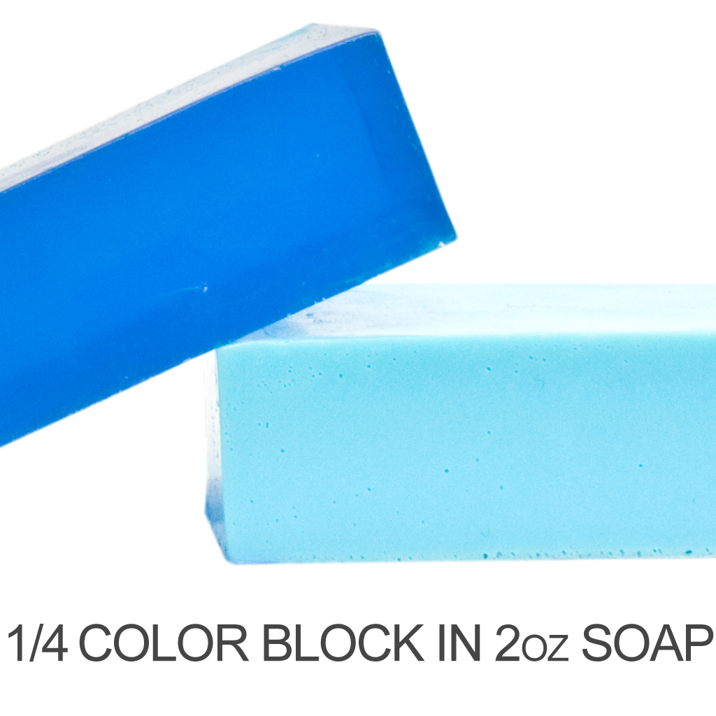 Stained Glass Ocean Blue Soap Color Blocks