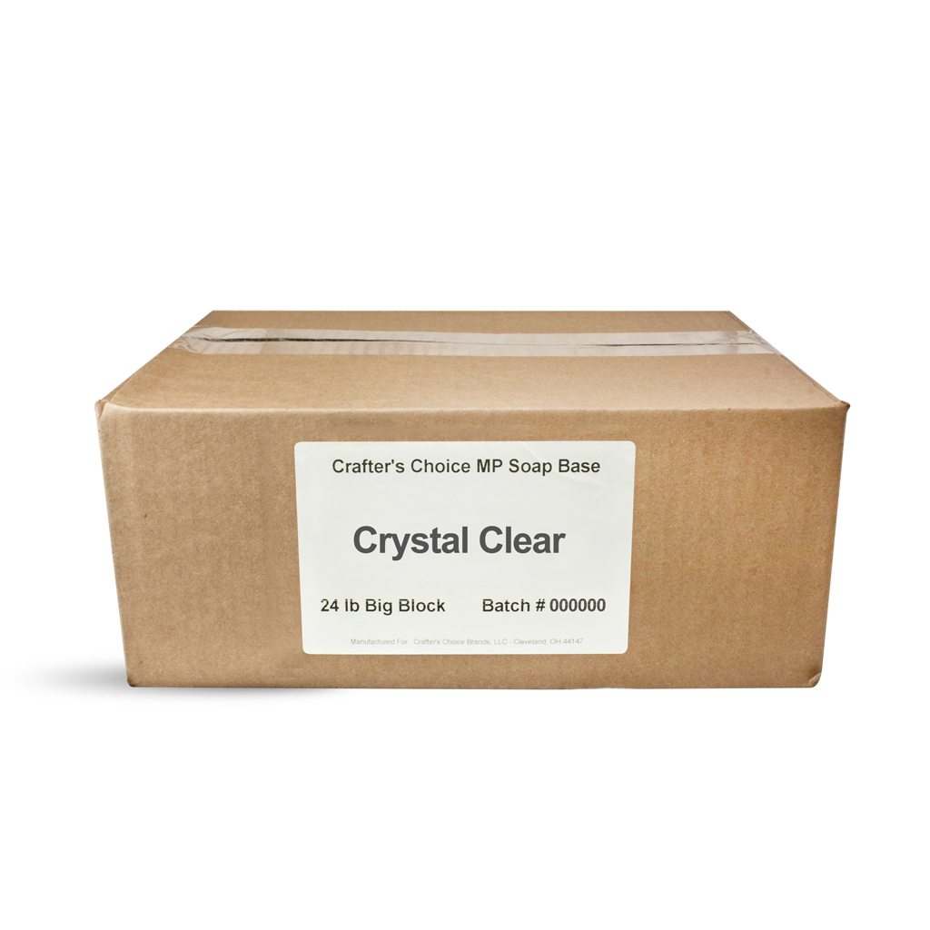 Crafters Choice 2 Lb Block Basic Clear Melt & Pour Soap Base 