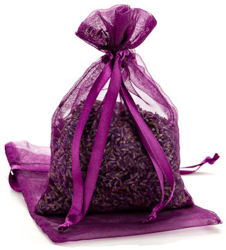 4x6 Organza Bag, Purple