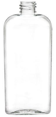 6 oz Cosmo Oval Bottle: Clear
