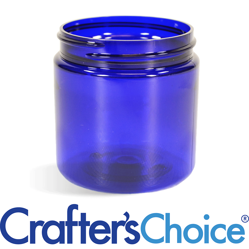 04 oz Blue Basic Plastic Jar - 58/400