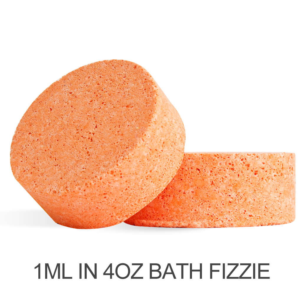Bath Bomb Orange Powder Color