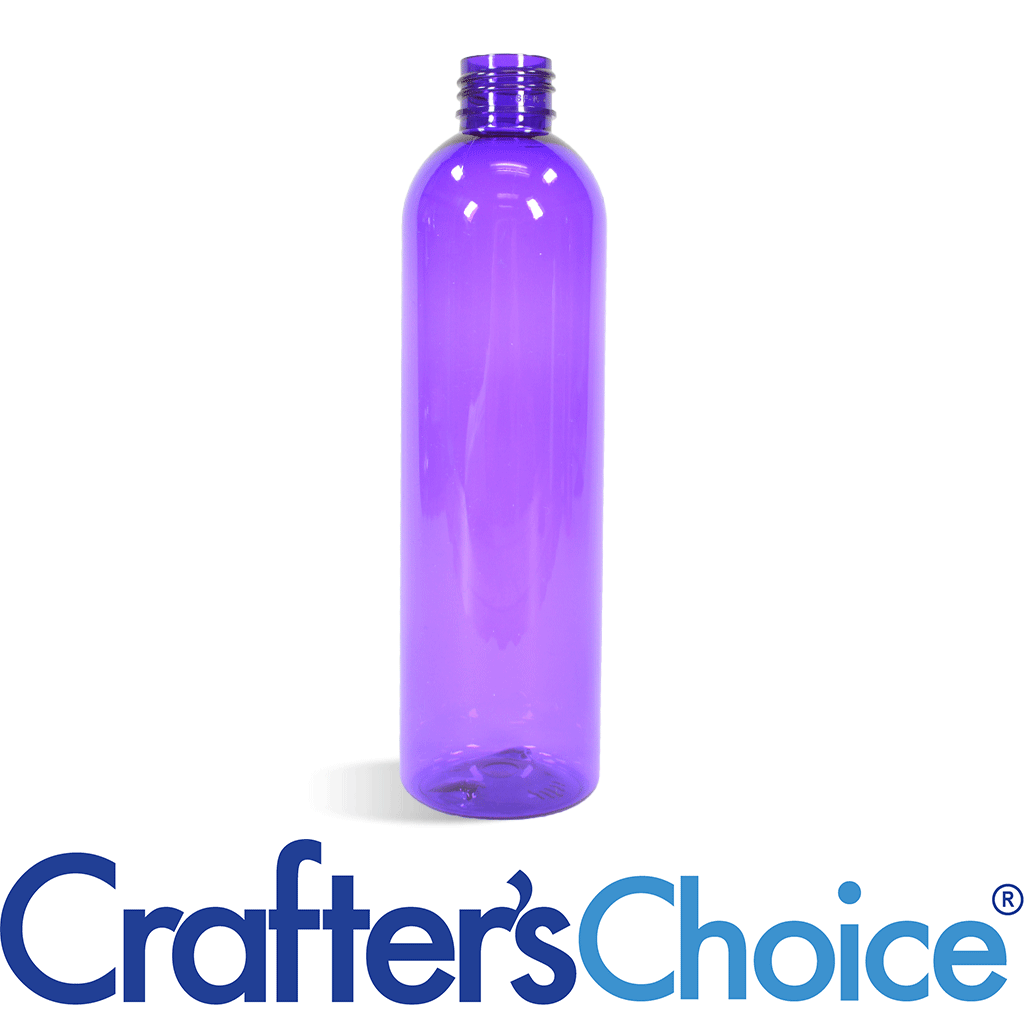 08 oz Purple Bullet Plastic Bottle - 24/410