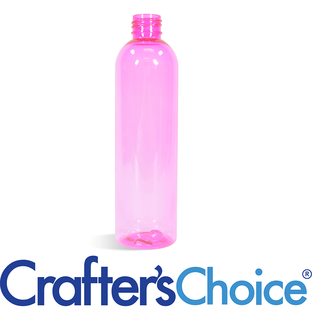 08 oz Pink Bullet Plastic Bottle - 24/410