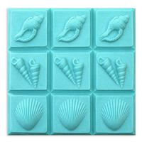 Shells 3 Soap Mold Tray (MW 167)