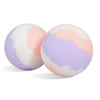 Lavender & Peach Tri-Color Bath Fizzies Kit