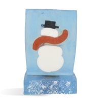 Snowman with Scarf MP Loaf Soap Kit