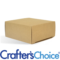 1 Sample Box Kraft Natural Gift Box 2-1/2 X 1-3/4 X 4 Soap Boxes